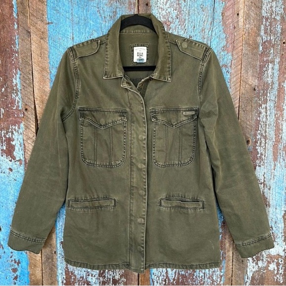 Billabong military style jacket. - Picture 3 of 6